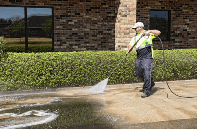 commercial concrete cleaning in pompano beach